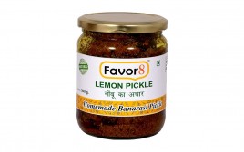 Favor8 Lemon Pickle   Glass Jar  500 grams
